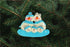 Snowman Family Grey/Lt. Blue Ornament