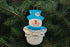 Blue Scarf Snowman - DoughDelights