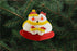 Snowman Family Red and Yellow Ornament