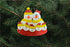 Snowman Family Red and Yellow Ornament