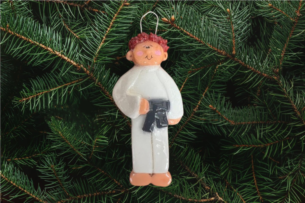 Karate Boy Ornament