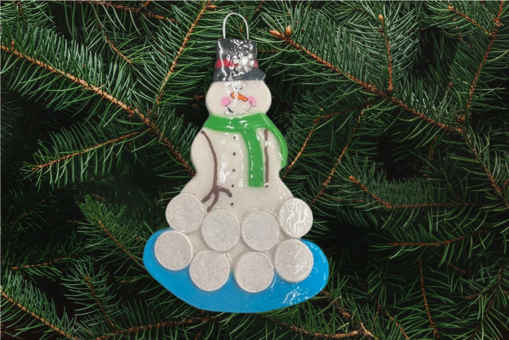 Snowball Family Ornament