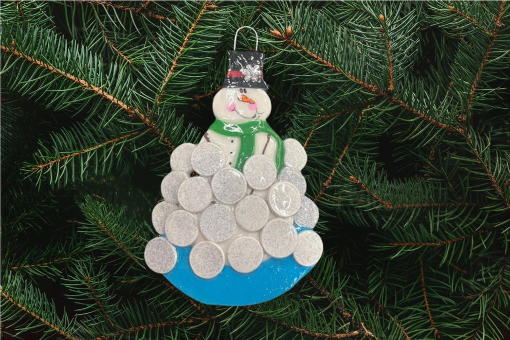 Snowball Family Ornament