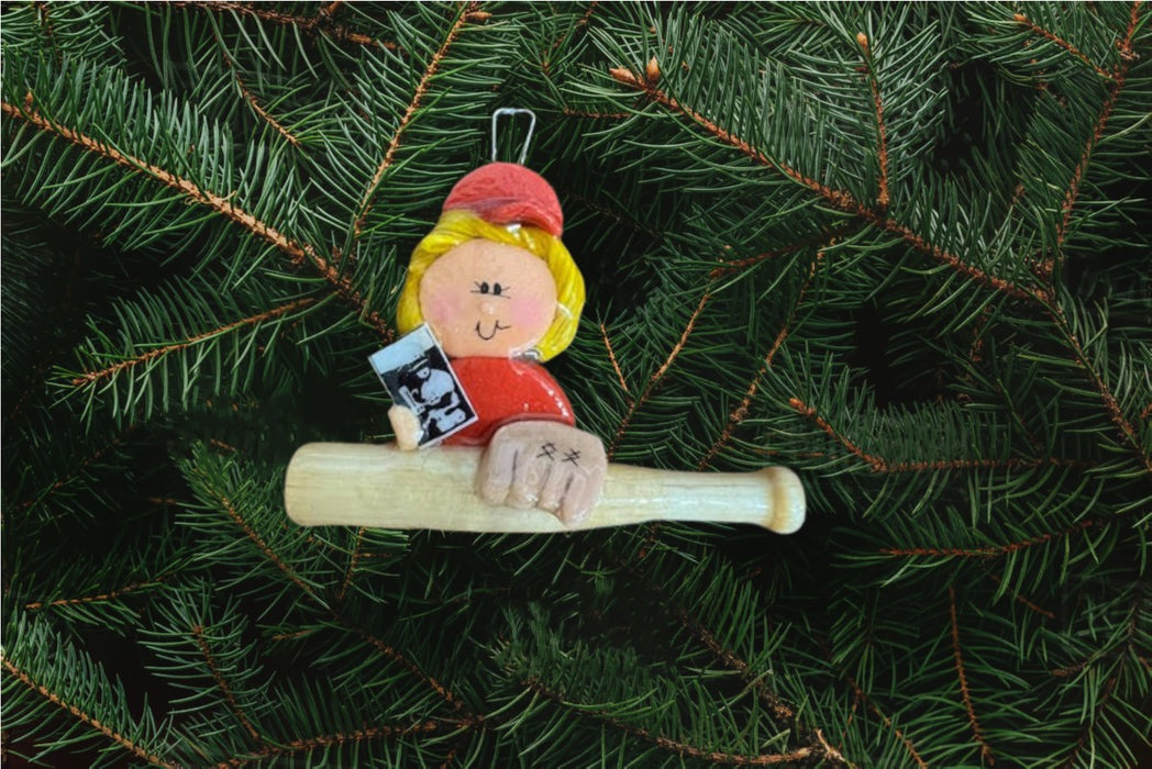 Softball Girl Ornament