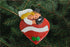 Bride & Groom on Heart Ornament