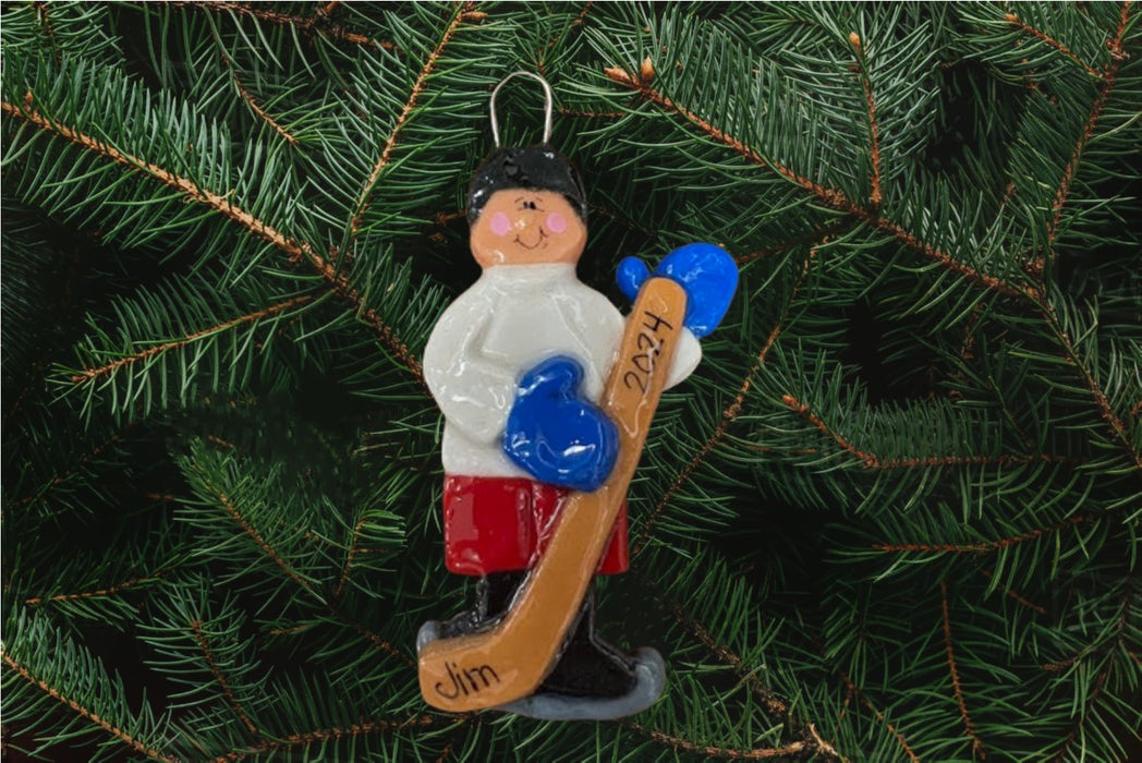 Hockey Player Ornament