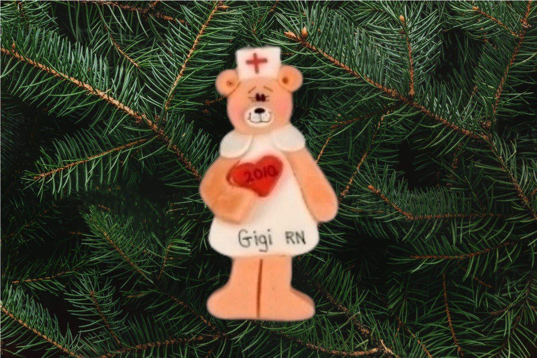 Nurse Bear Ornament