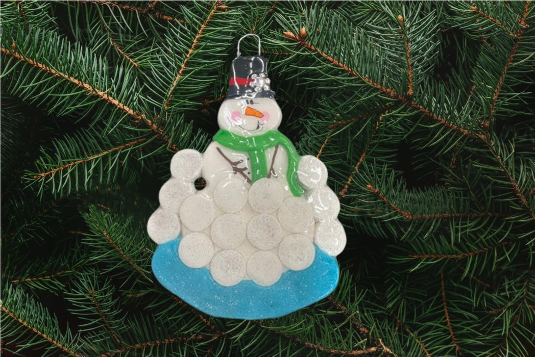 Snowball Family Ornament