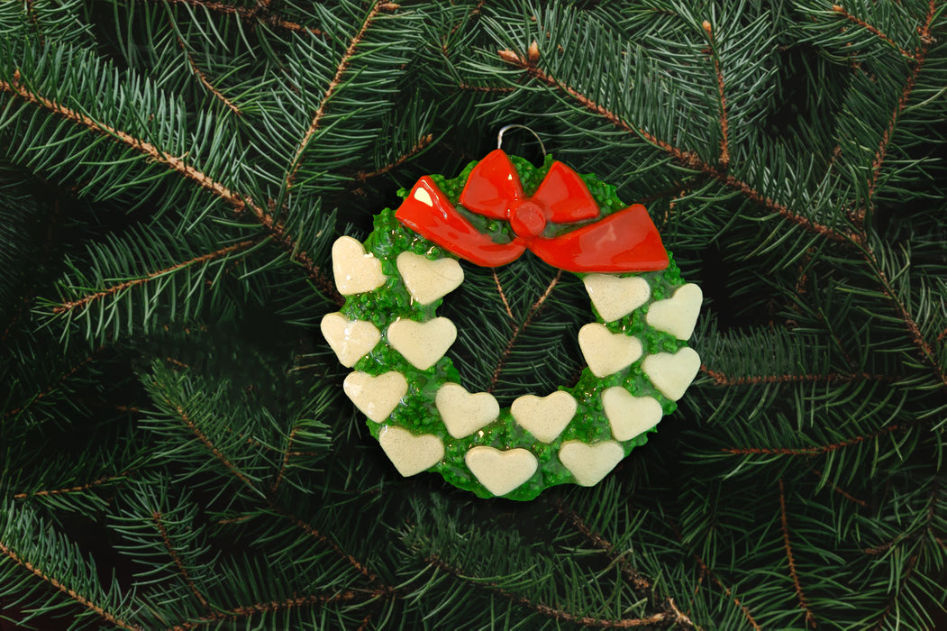 Wreath with hearts Ornament