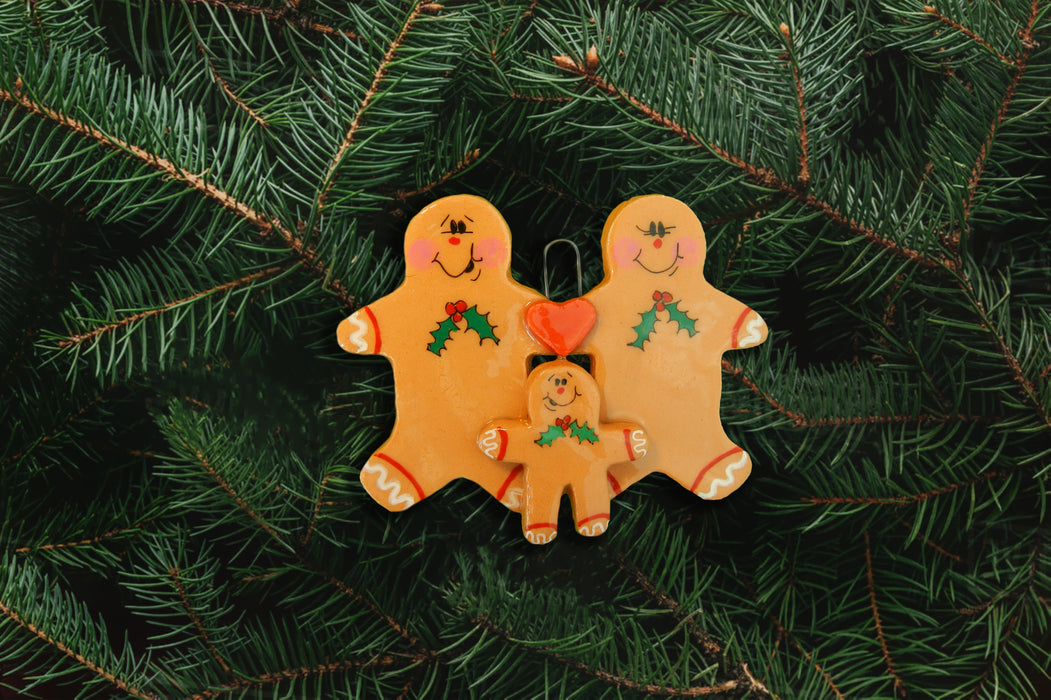 Gingerbread Family Ornament