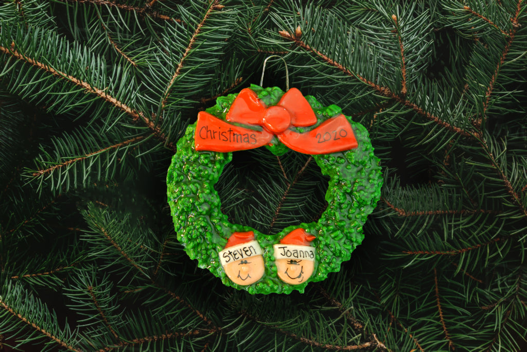 Wreath with Heads - DoughDelights