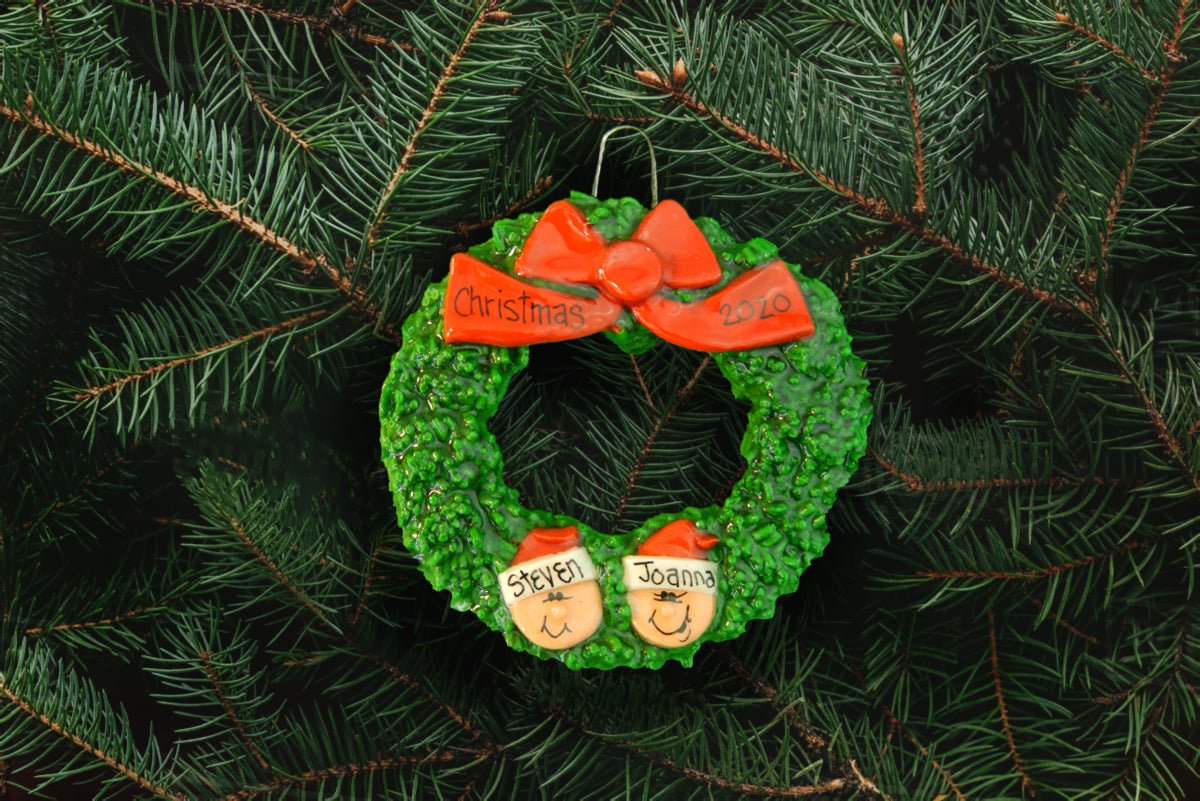 Wreath with Heads - DoughDelights