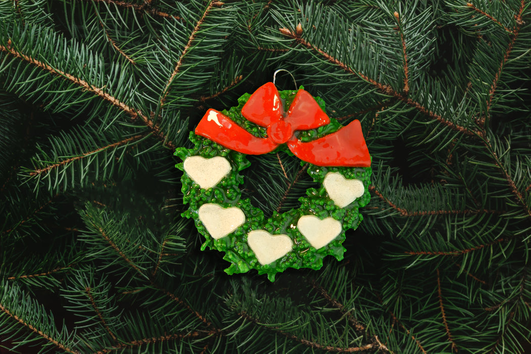 Wreath with hearts Ornament