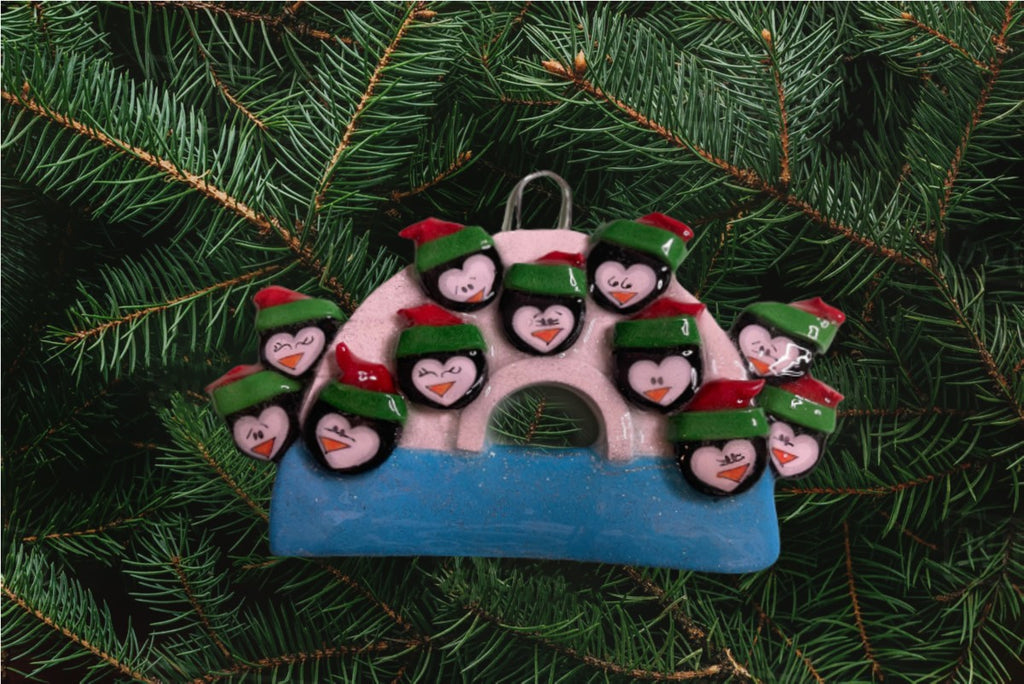 Penguin Family Ornament