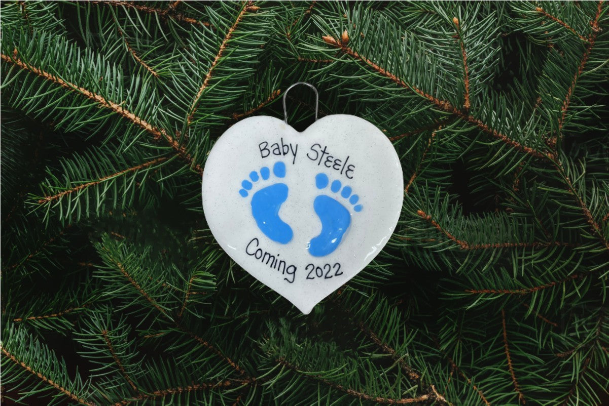 Baby Footprint Ornament