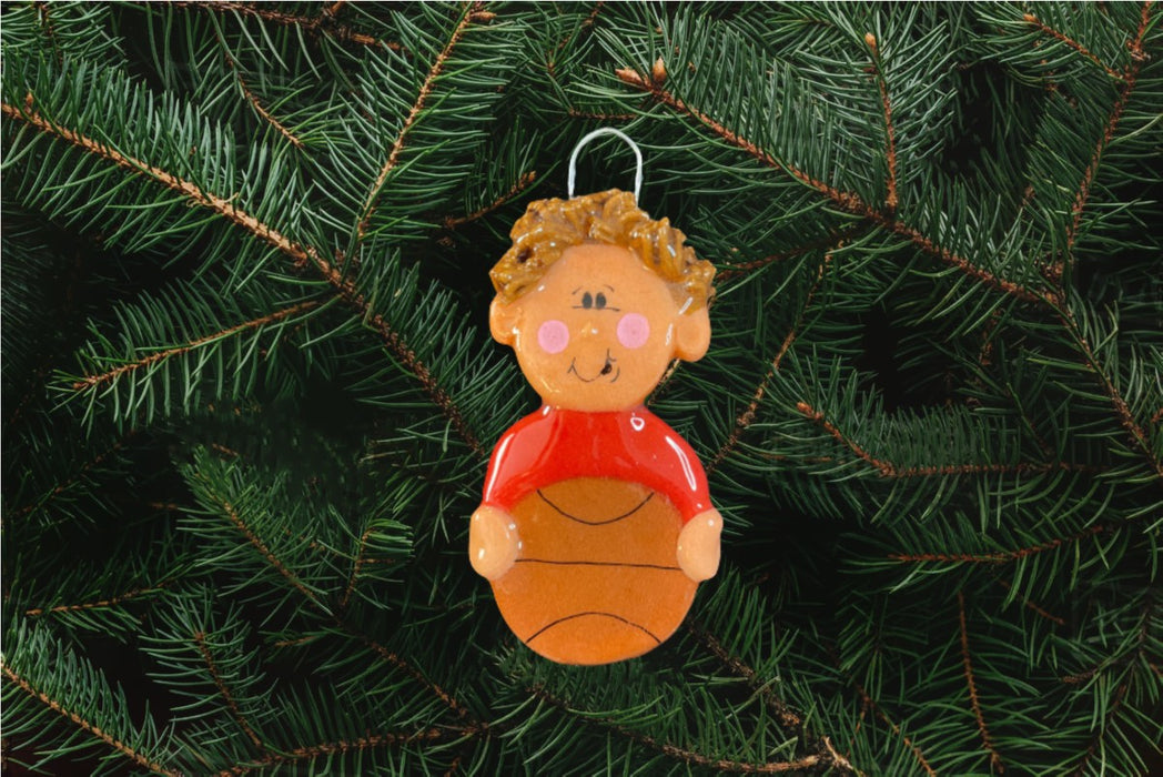 Basketball Boy Ornament