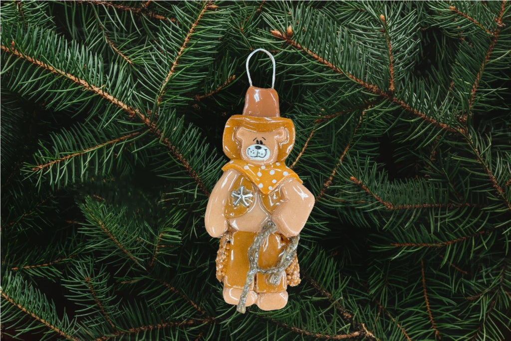 Cowboy Bear Ornament