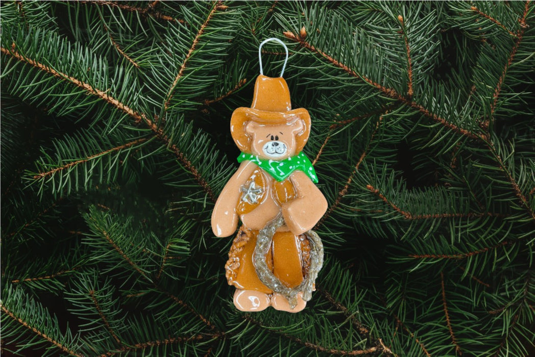 Cowboy Bear Ornament