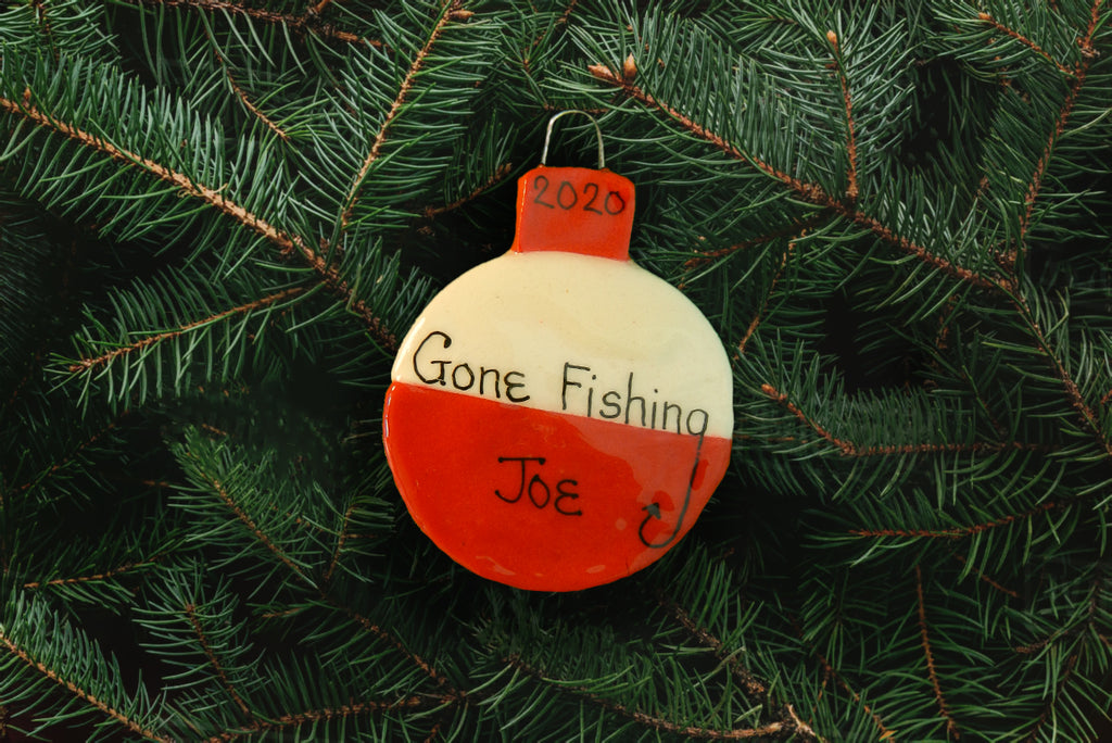 Wishin' I Was Fishin', Fishing Bobber Christmas Ornament – Duct Tape and  Denim