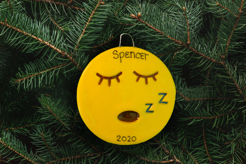Sleeping Emoji Ornament